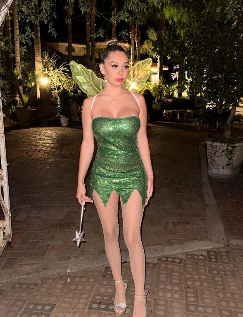 Britney Rodriguez (@britneyyyofficial) Onlyfans model picture standing wearing sexy fairy costume