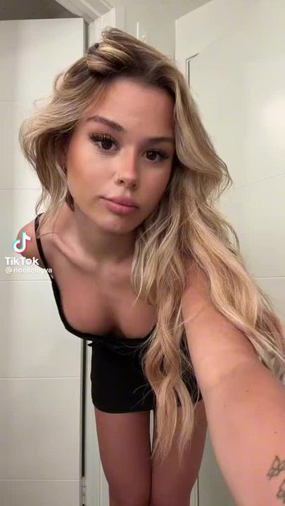 Noelle Leyva onlyfans model wearing a dress