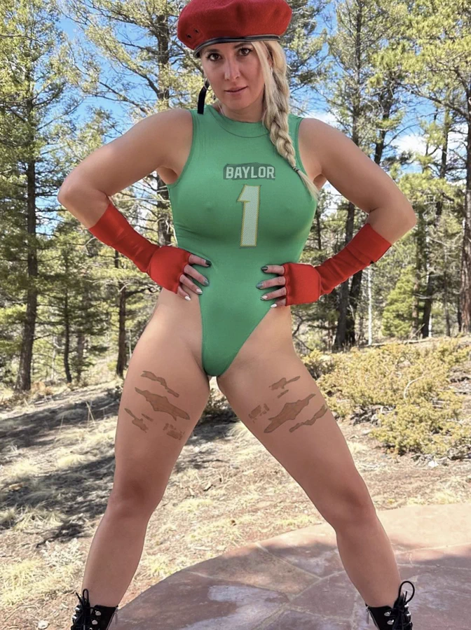 Aubrey OnlyFans @imaubreykeys standing wearing a one piece swimsuit