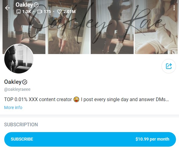 @oakleyraeee onlyfans model account