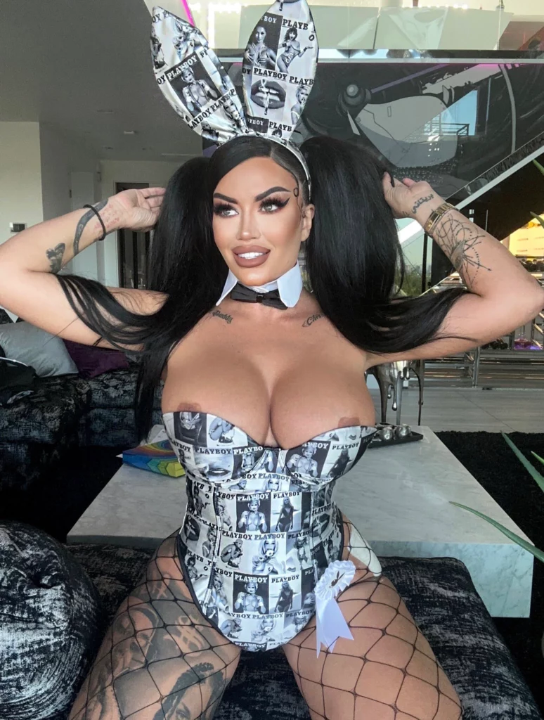 Toochi Kash onlyfans model picture wearing a sexy costume