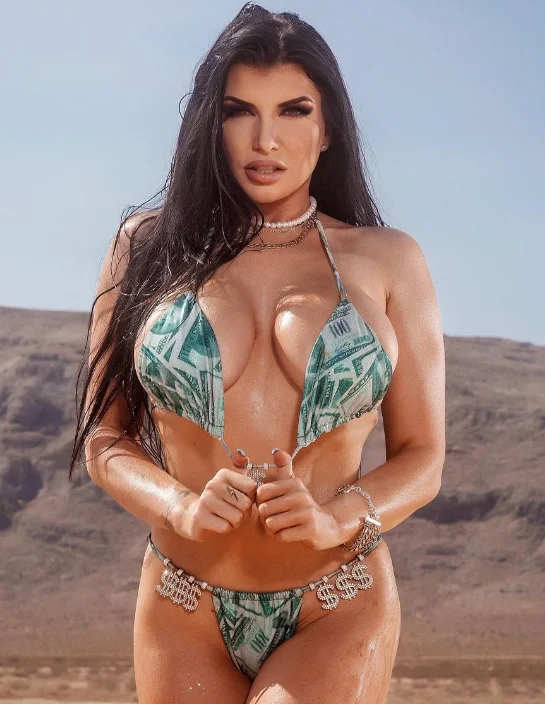 Romi Rain @romi_rain OnlyFans Model sexy photo wearing a two piece