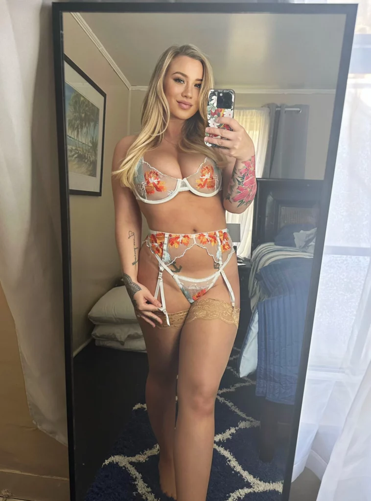 Bailey Brooke (@baileybrookeofficial) OnlyFans model picture wearing see through lingerie