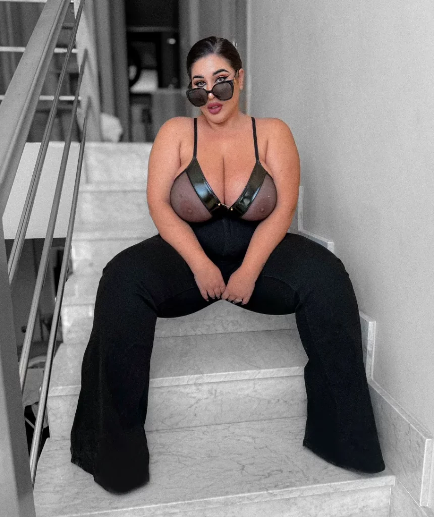 Natalia Lozano: @natalialozano OnlyFans Model sexy photo sitting in a stairs