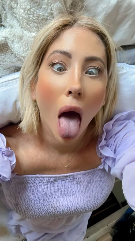 Tasha Reign (@tashareign) OnlyFans model selfie tongue's out